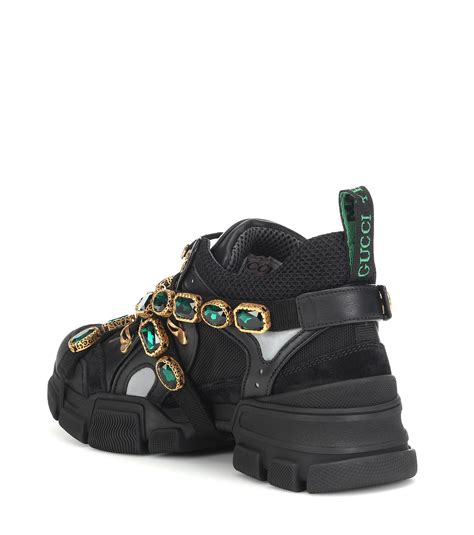 gucci flashtrek black woman|Gucci flashtrek black shoes.